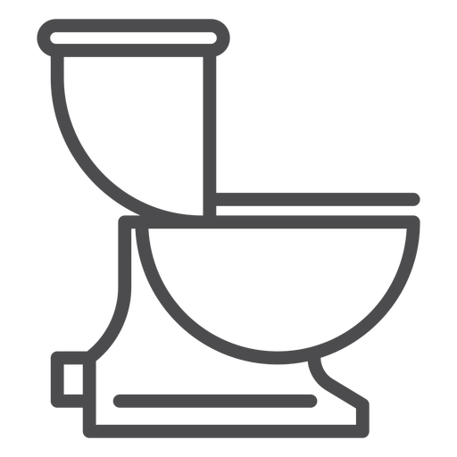 512x512 Flush Toilet Stroke Icon