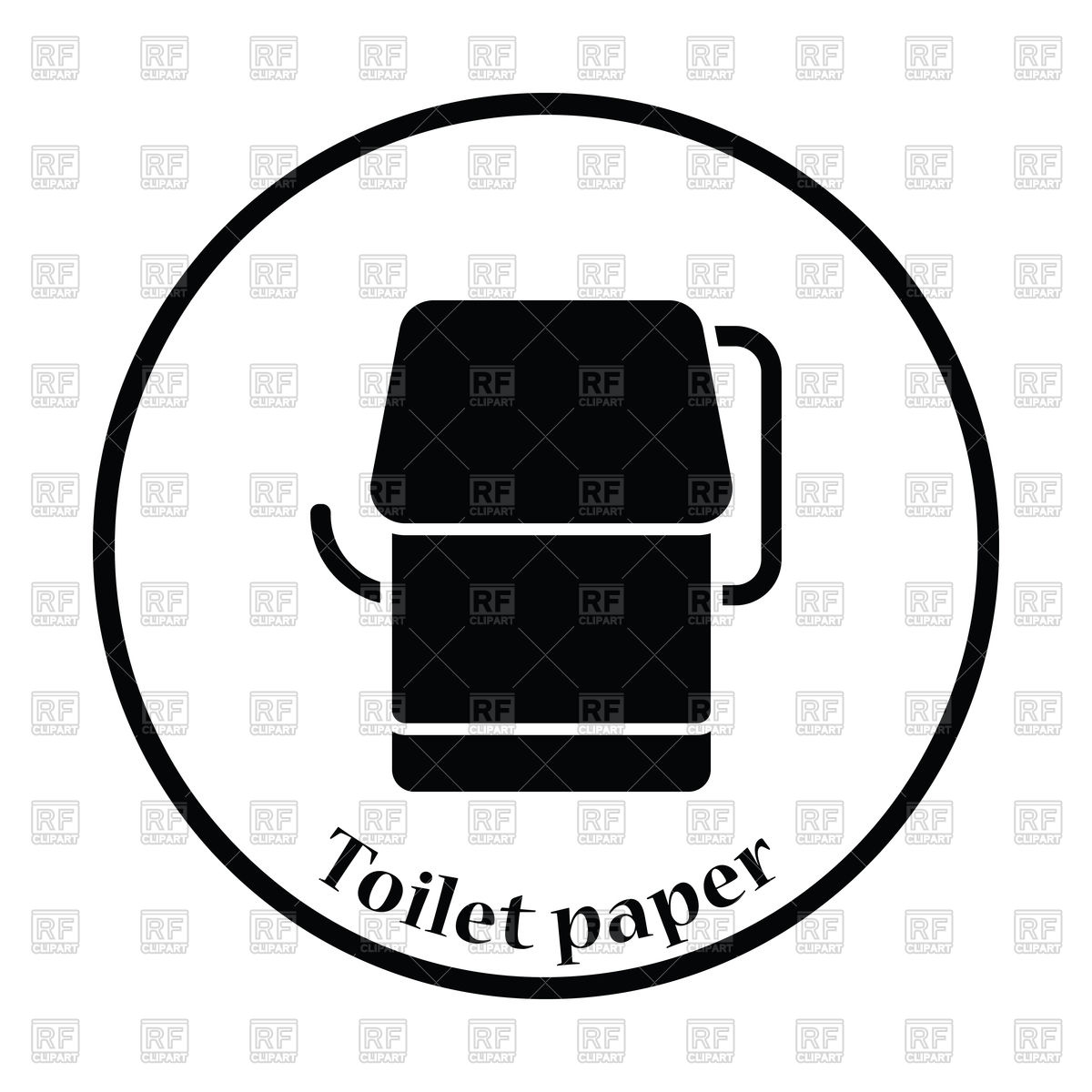 1200x1200 Toilet Paper Icon Vector Image Of Signs, Symbols, Maps Angelp