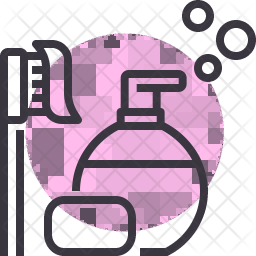 Toiletries Icon Of Line Style 256x256 Toiletries Icon Of Line Style