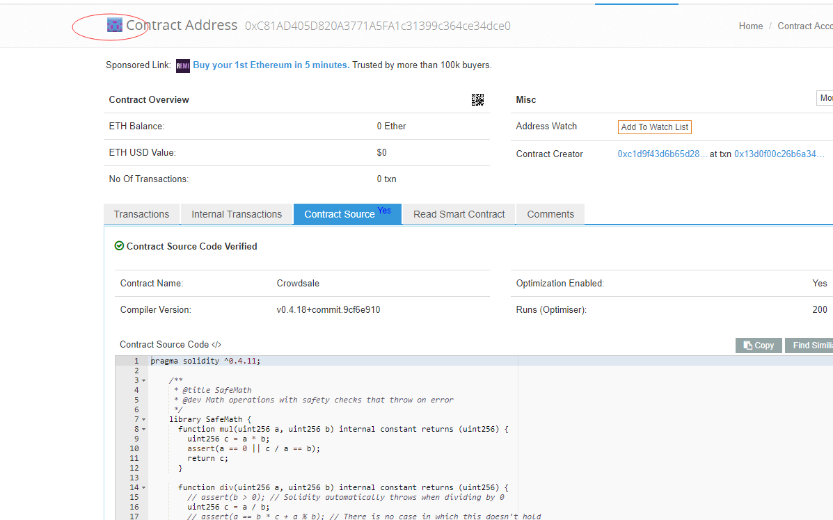 1197x748 How To Verify Token After Etherscan, And Submit Icon