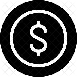 256x256 Token Icon Of Glyph Style