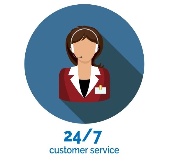 580x561 Customer Service Flat Icon