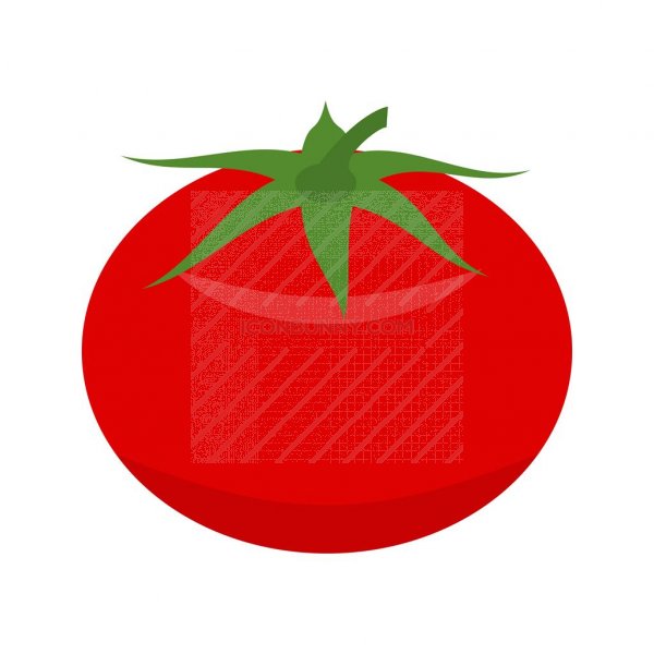 600x600 Tomato Flat Multicolor Icon