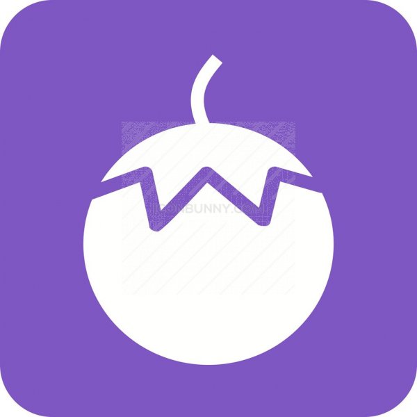 600x600 Tomato Flat Round Corner Icon