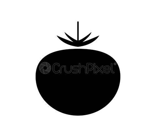 500x438 Tomato Icon, Stock Vector Crushpixel
