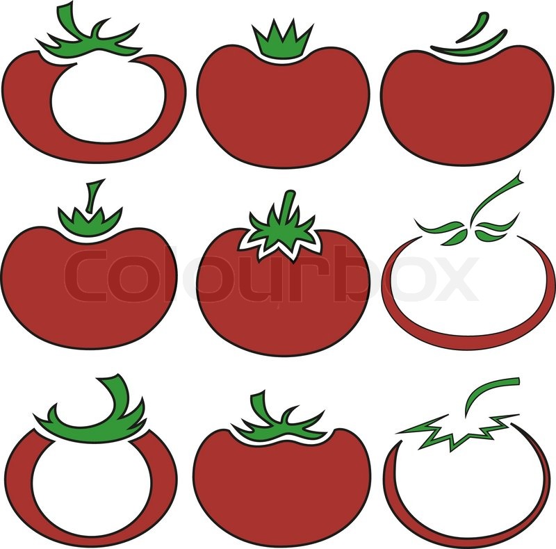 800x790 Tomato Icon Vector Illustration Stock Vector Colourbox