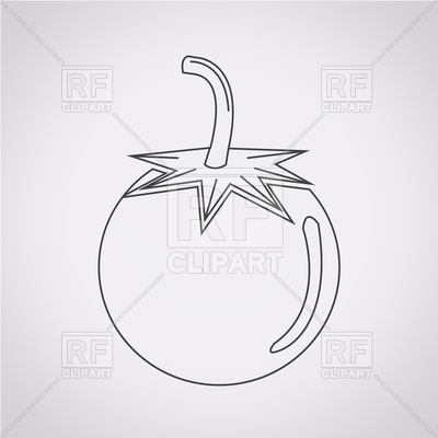 400x400 Tomato Icon Vector Image Of Objects Tumdee