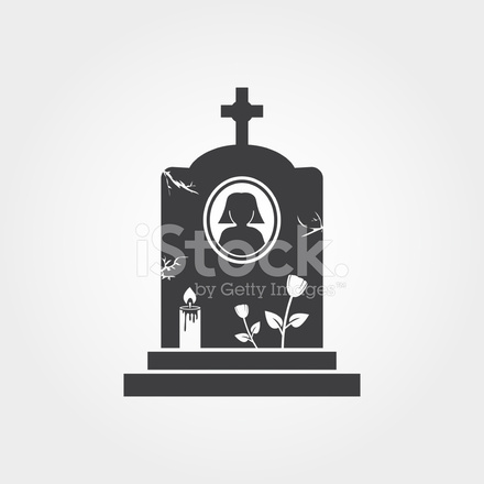 440x440 Tombstone Icon Stock Vector