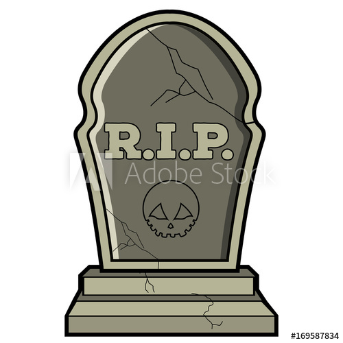 500x500 Isolated Tombstone Icon