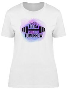 225x300 Sore Today Strong Tomorrow Icon Women's Tee Image