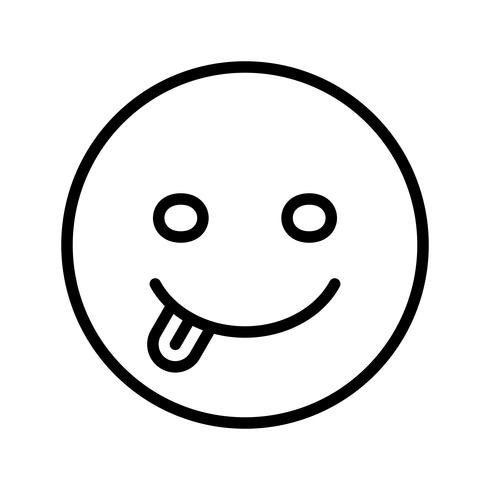 490x490 Tongue Emoji Vector Icon