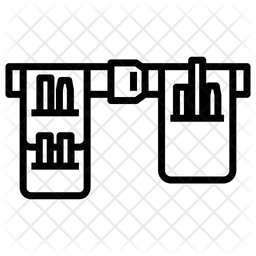 256x256 Tool Belt Icon Of Line Style