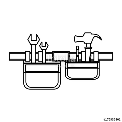 500x500 Tool Belt Vector Illustration Stock Image And Royalty Free Vector