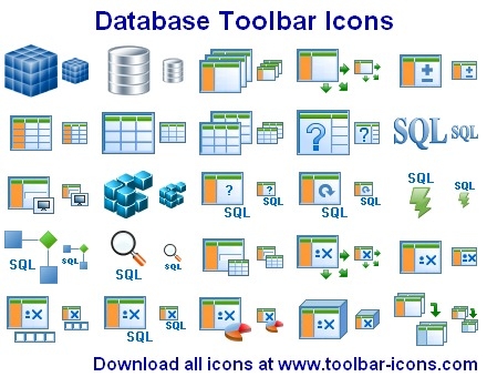 440x340 Database Toolbar Icons