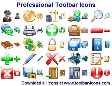 440x340 Professional Toolbar Icons