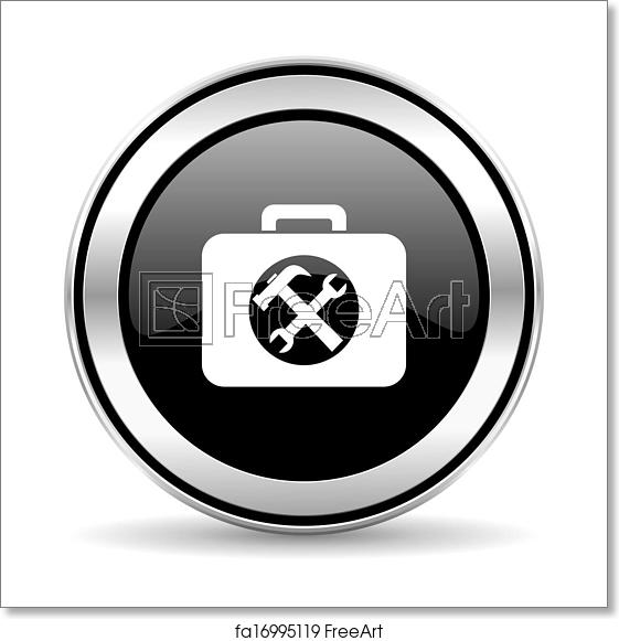 561x581 Free Art Print Of Toolkit Icon Freeart