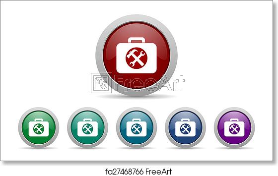 560x355 Free Art Print Of Toolkit Icon Service Sign Freeart