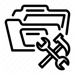 256x256 Document And Folder'