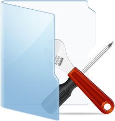 238x251 Folder Blue Tools Free Icon In Format For Free Download
