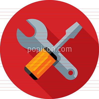 400x400 Tools Icon On Background