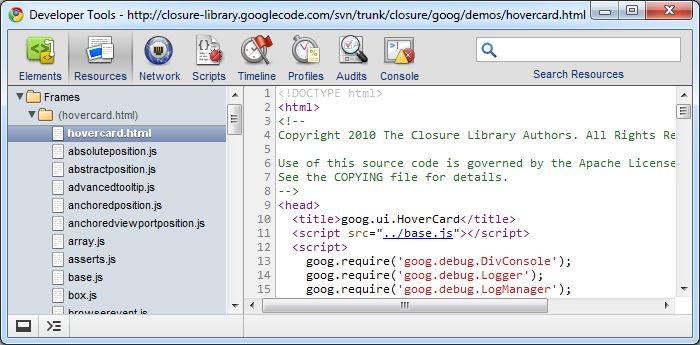 700x345 Resources Panel