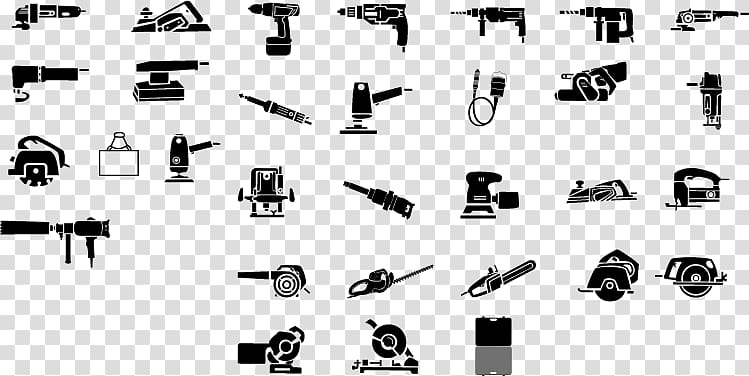 749x376 Black And White Power Tool Icon, Power Tools Icon Transparent
