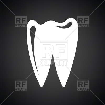 400x400 Tooth Icon Vector Image Of Signs, Symbols, Maps Angelp