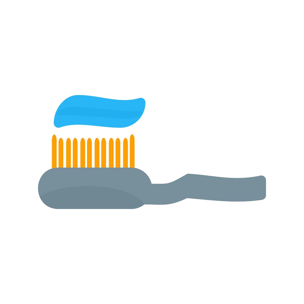 1024x1024 Toothbrush Flat Multicolor Icon
