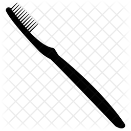 256x256 Toothbrush Icon Of Glyph Style