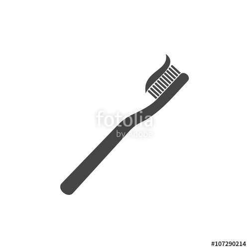 500x500 Toothbrush Icon Stock Image And Royalty Free Vector