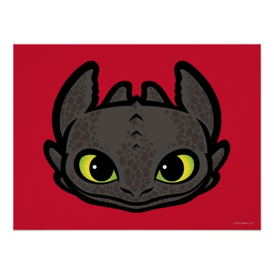 540x540 Toothless Head Icon Poster Sew Toothless, How