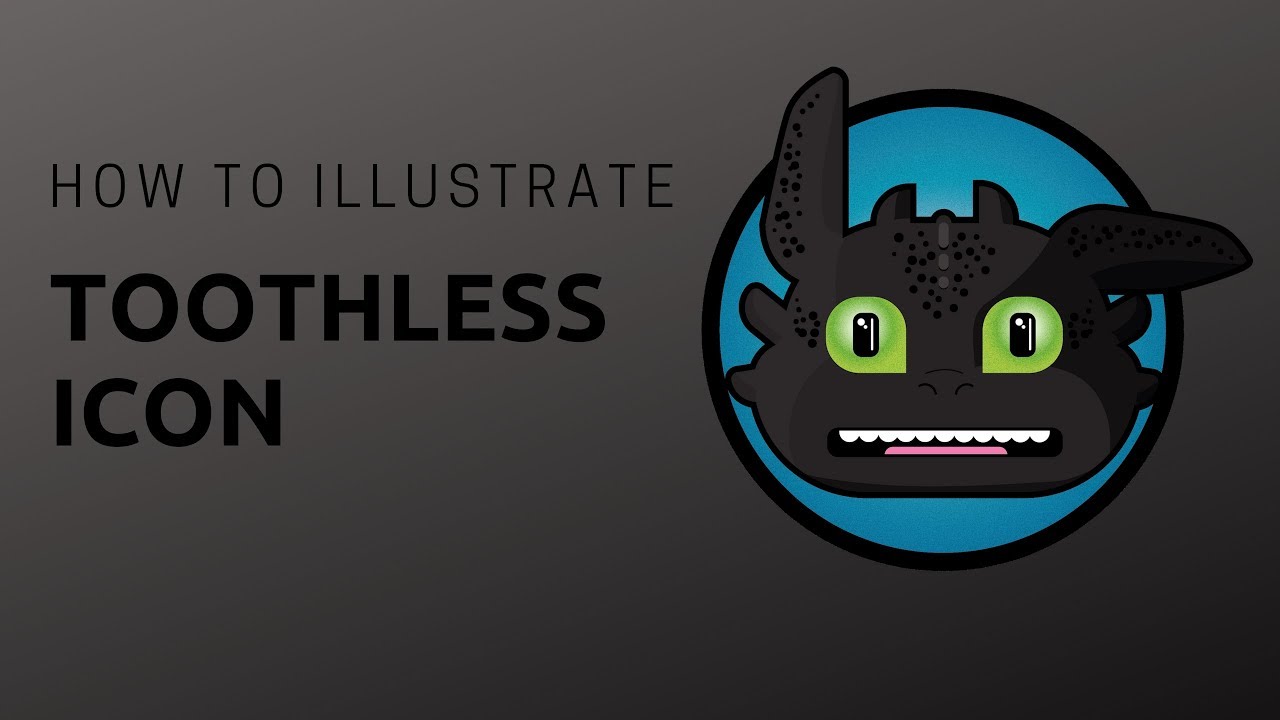 1280x720 Toothless Icon Illustration Easy And Quick