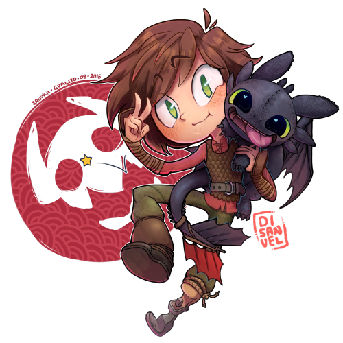 500x500 Hiccup And Toothless Icon Fanart Dragons Race To The Edge