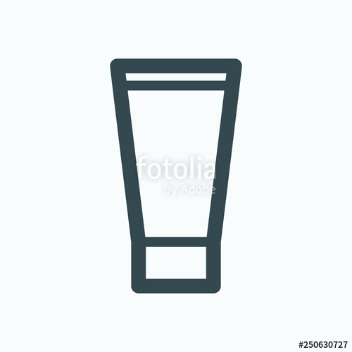 500x500 Toothpaste Icon Cosmetics In A Tube Vector Icon Stock Image