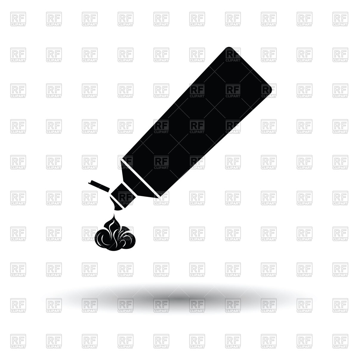 1200x1200 Toothpaste Tube Icon Vector Image Of Signs, Symbols, Maps Angelp