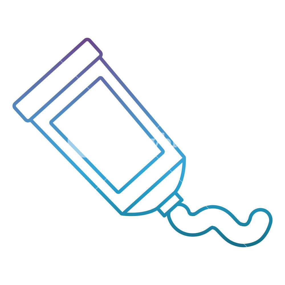 1000x1000 Toothpaste Icon Over White Background Vector Illustration Royalty