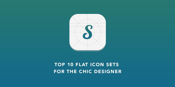 600x300 Top Flat Icon Sets For The Chic Designer