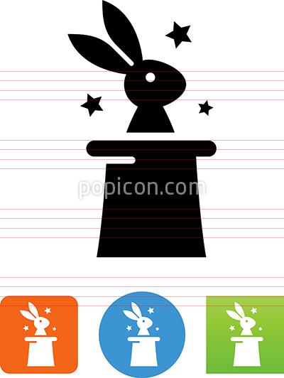 400x532 Rabbit In A Top Hat Icon