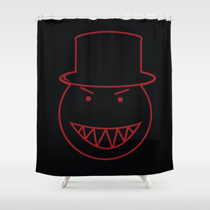 700x700 Top Hat Icon Shower Curtain
