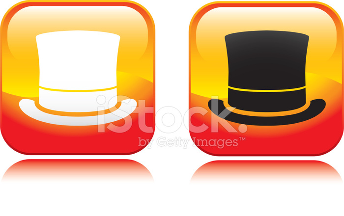 700x440 Top Hat Icon Stock Vector