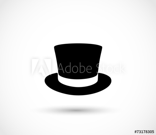 500x433 Top Hat Icon Vector