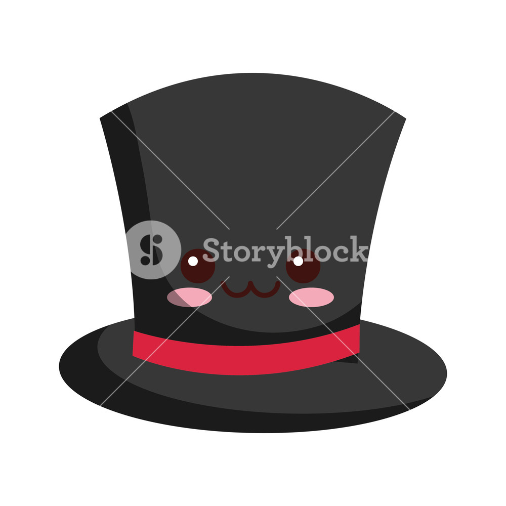1000x1000 Top Hat Icon Over White Background Vector Illustration Royalty