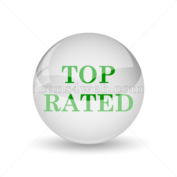 600x600 Top Rated Glossy Icon Top Rated Glossy Button