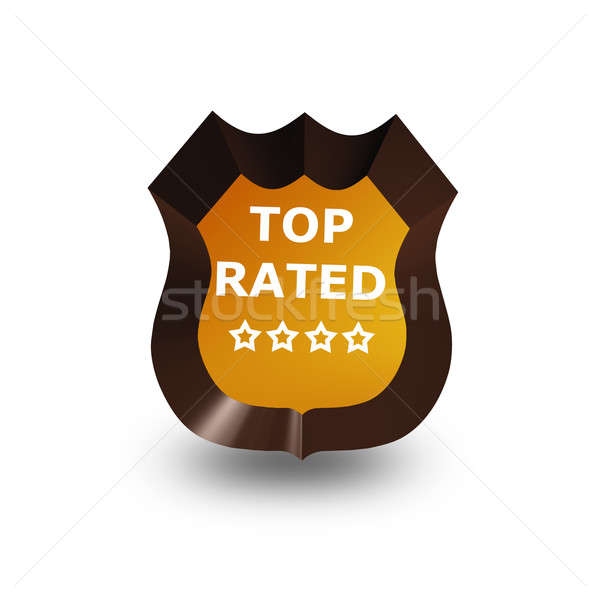 600x600 Top Rated Icon On White Stock Photo Piotr Stryjewski