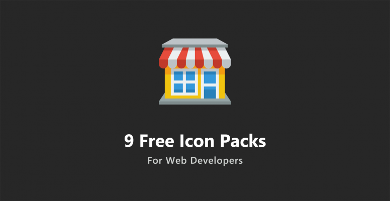 776x400 Free Icon Packs For Web Developers