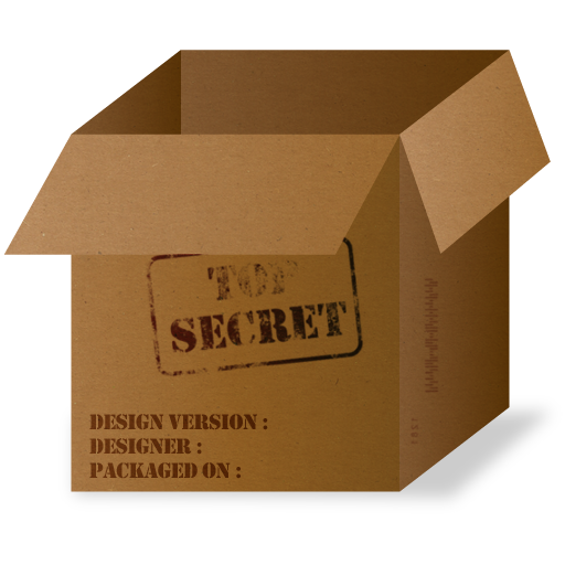 512x512 Box Top Secret Icon