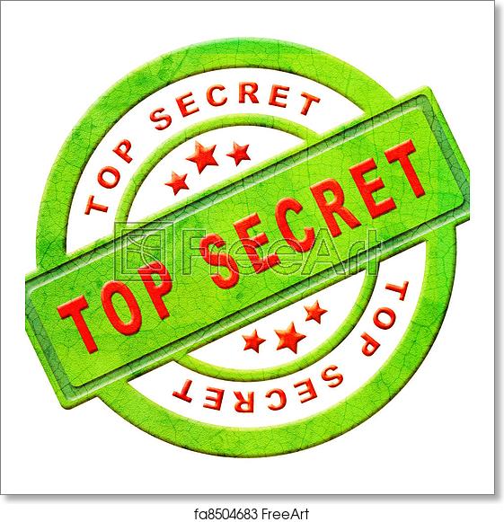 561x581 Free Art Print Of Top Secret Icon Top Secret Icon Or Stamp