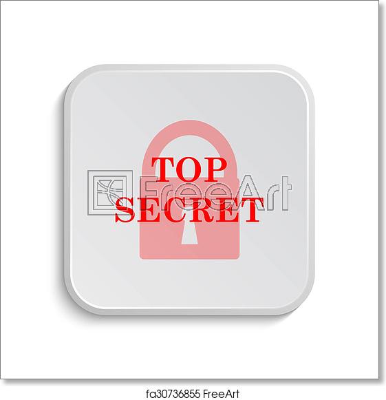 561x581 Free Art Print Of Top Secret Icon Top Secret Icon Internet