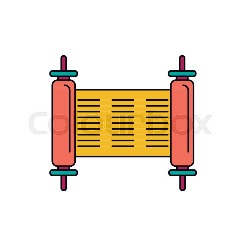 800x800 Torah Icon Cartoon Torah Vector Icon Stock Vector Colourbox