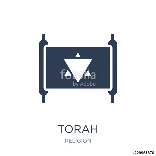 500x500 Torah Icon Trendy Flat Vector Torah Icon On White Background